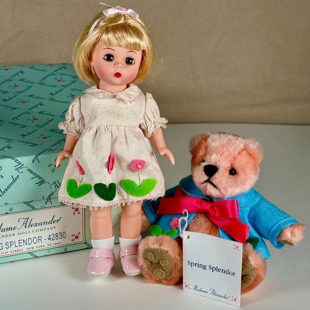 Madame Alexander SPRING SPLENDOR and Her Bear Chaos 8
